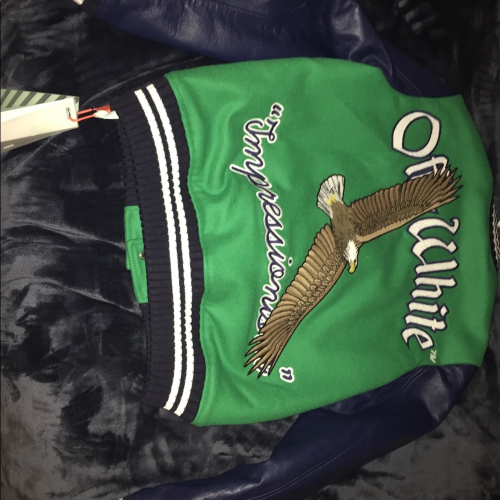 Brand New OFF WHITE VARCITY JACKET - Picture 5 of 7